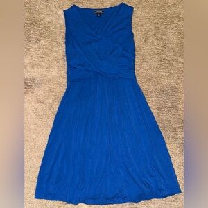 Lands’ End Elegant Blue Women's Dress
